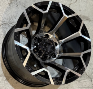 E.M REPLICA 4X4 IWX27 16X10 6X139 ET-44 BLACK FACE MACHINED
