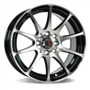 E.M aftemarket 555 15x6 4X108 et35 ΔΙΑΜΑΝΤΕ ΜΑΥΡΟ
