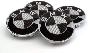 Καπάκια για ζάντες Τάπες κέντρου ζάντας Bmw  Carbon 68mm 4 τεμ