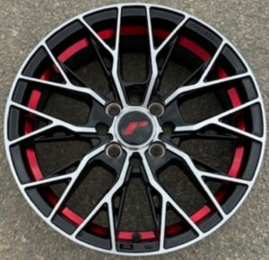 E.M aftemarket IW12 15x6.5 4X108 et35 ΔΙΑΜΑΝΤΕ ΜΑΥΡΟ ΜΕ ΚΟΚ ΓΡΑΜΗ