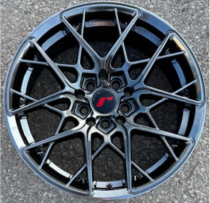 E.M aftemarket IW15 16x7 4X100 et38 HYPER BLACK