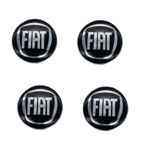 Καπάκια για ζάντες Τάπες κέντρου ζάντας FIAT 60mm / 56mm Σετ 4 τεμ Μαύρο