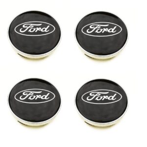 Καπάκια για ζάντες Τάπες κέντρου ζάντας FORD 60mm / 56mm Black Σετ 4 τεμ