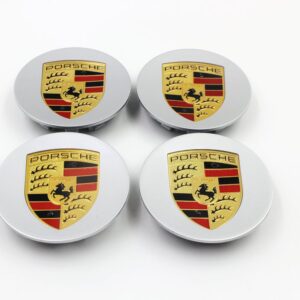 Καπάκια για ζάντες Τάπες κέντρου ζάντας Porsche Ασημί 65mm 47mm 4τεμ