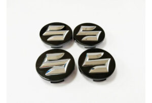 Καπάκια για ζάντες Τάπες κέντρου ζάντας SUZUKI 58mm Black Σετ 4 τεμ