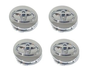 Καπάκια για ζάντες Τάπες κέντρου ζάντας Toyota 65mm Chrome Σετ 4 τεμ