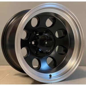 E.M REPLICA 4X4 997 16X9 6x139 ET0 GLOSSY BLACK LIP