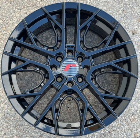 E.M aftemarket IW12/2 16x7 4X108 et25 ΜΑΥΡΟ ΓΥΑΛΙΣΤΕΡΟ