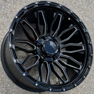 E.M REPLICA 4X4 IWX31 20X10 6X139 ET-12 BLACK SILVER FACE MACHINED