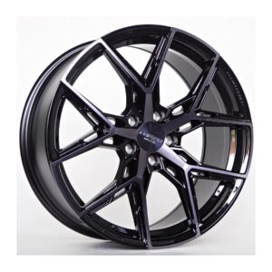 Gravity 8.5x19 5x112 ET45 66.56 Black Face Machined Tinted Face
