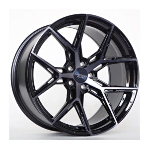 Gravity 10x20 5x112 ET40 66.56 Black Face Machined Tinted Face
