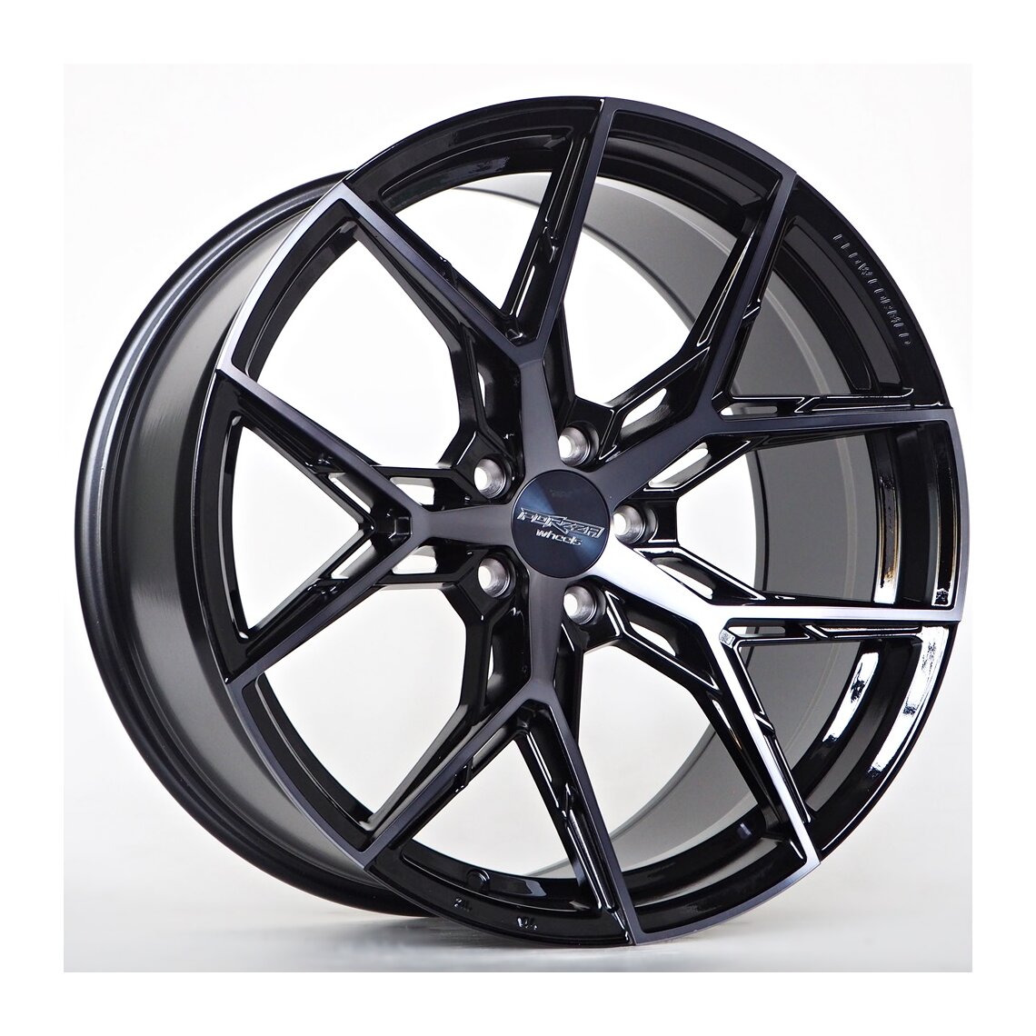 Gravity 10x20 5x112 ET40 66.56 Black Face Machined Tinted Face