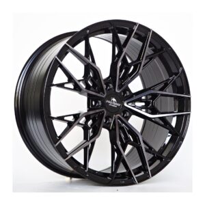 Spectrum 10.5x20 5x120 ET38 72.56 BFM+ Black Clear Coat