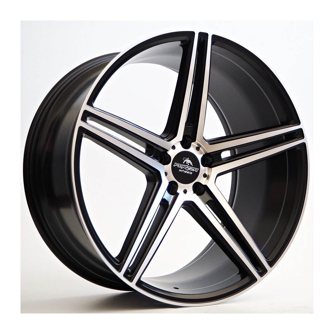 Bosan 10.5x21 5x112 ET38 66.45 Black Matt Face Machined