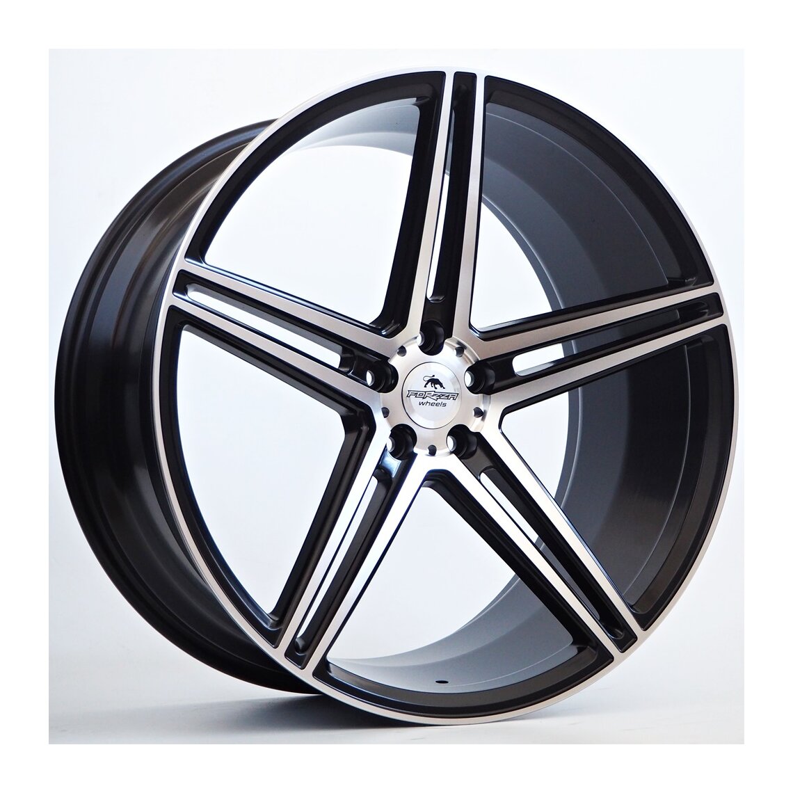 Bosan 10.5x22 5x112 ET38 66.45 Black Matt Face Machined