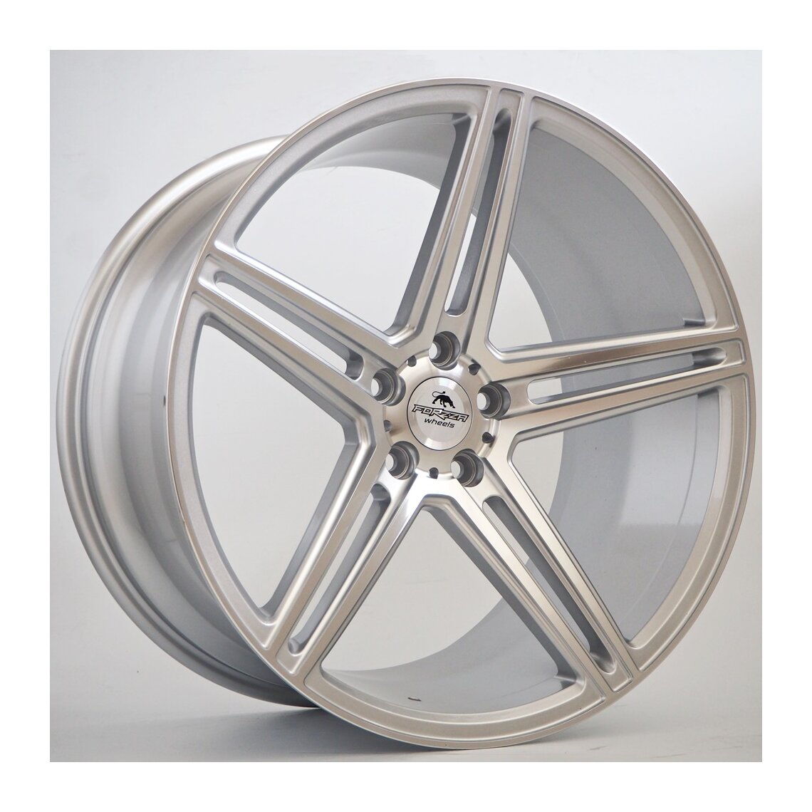 Bosan 9.5x19 5x112 ET35 66.45 Silver Face Machined