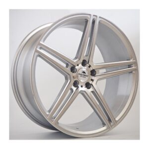 Bosan 8.5x19 5x112 ET35 66.45 Silver Face Machined