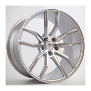 Sigma 10.5x20 5x112 ET40 66.56 Silver Face Machined