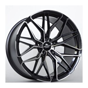 Stone 11x20 5x120 ET37 74.1 Black Magic Face Machined