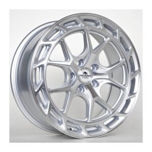 Saturn 8x18 5x112 ET45 66.5 Silver Face Machined