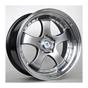 Flamber 9.5x19 5x120 ET25 74.1 Hyper Black Machined Lip