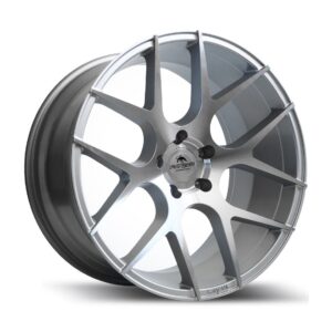 Ambra 10.5x20 5x120 ET35 72.6 Silver Face Machined