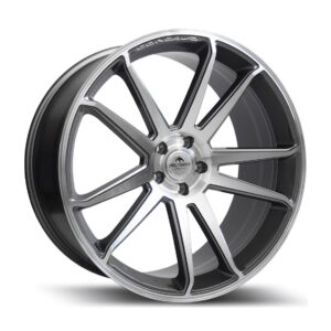 Solo 9x22 5x112 ET32 66.45 Gun Metal Face Machined