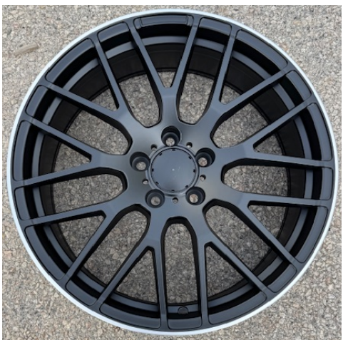E.M MERCEDES STYLE 1259 19X8.5 5x112 ET45 ΜΑΥΡΟ ΜΑΤΤ ΜΕ ΔΙΑΜΑΝΤΕ ΧΕΙΛΟΣ