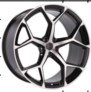 E.M AUDI STYLE F1/2 NEW 22x10 5X112 et20 ΔΙΑΜΑΝΤΕ ΜΑΥΡΟ