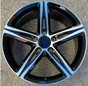 E.M MERCEDES STYLE 1475 17X8 5x112 ET40 ΔΙΑΜΑΝΤΕ ΜΑΥΡΟ
